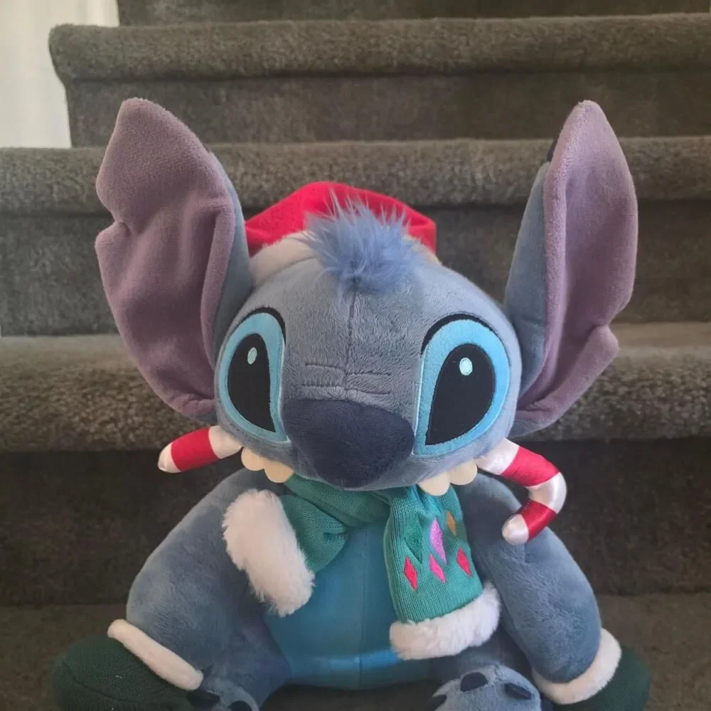 Disney Stitch Christmas Plush Stuffed Animal New